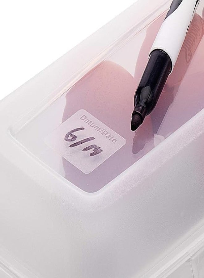 KOMAX Biokips 10 Eggs Storage Box - BPA Free Plastic Egg Container - Freezer Microwave Dishwasher Safe - Covered Egg Holder for Refrigerator - Image 3